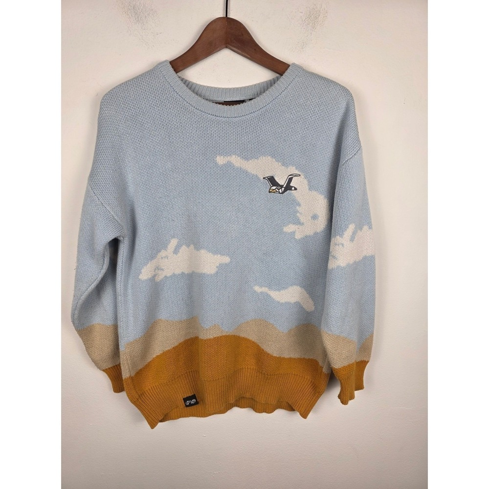 Lovejoy Marvelous‎ View Cloud Blue Sweater Women's Medium